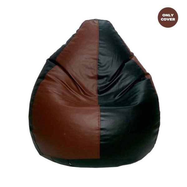 Brown and Black bean bag